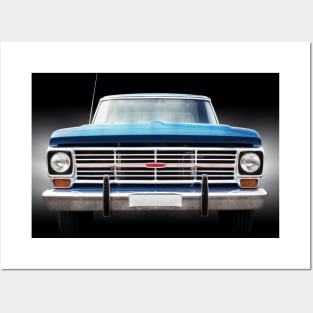 US American classic car 1969 F100 Ranger Posters and Art